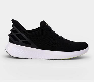 Kizik Athens Men's Shoes Black/White | UK-E30