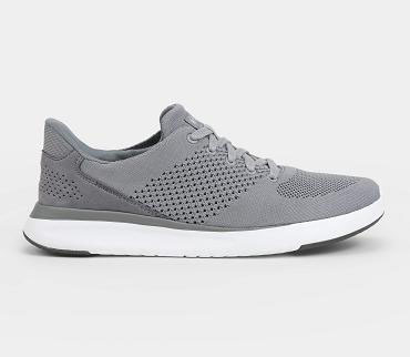 Kizik Lima Men's Shoes Grey | UK-I56