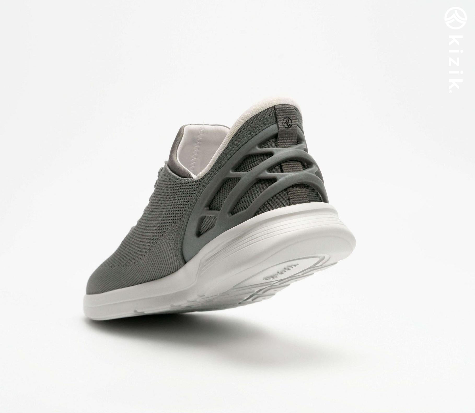 Kizik Cairo Men's Shoes Light Grey | UK-V20