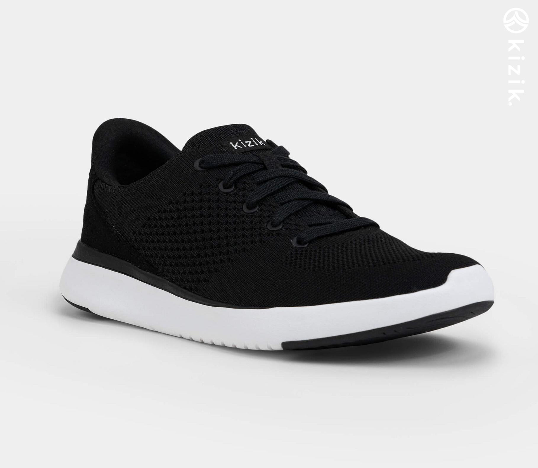 Kizik Lima Men's Shoes Black/White | UK-K54