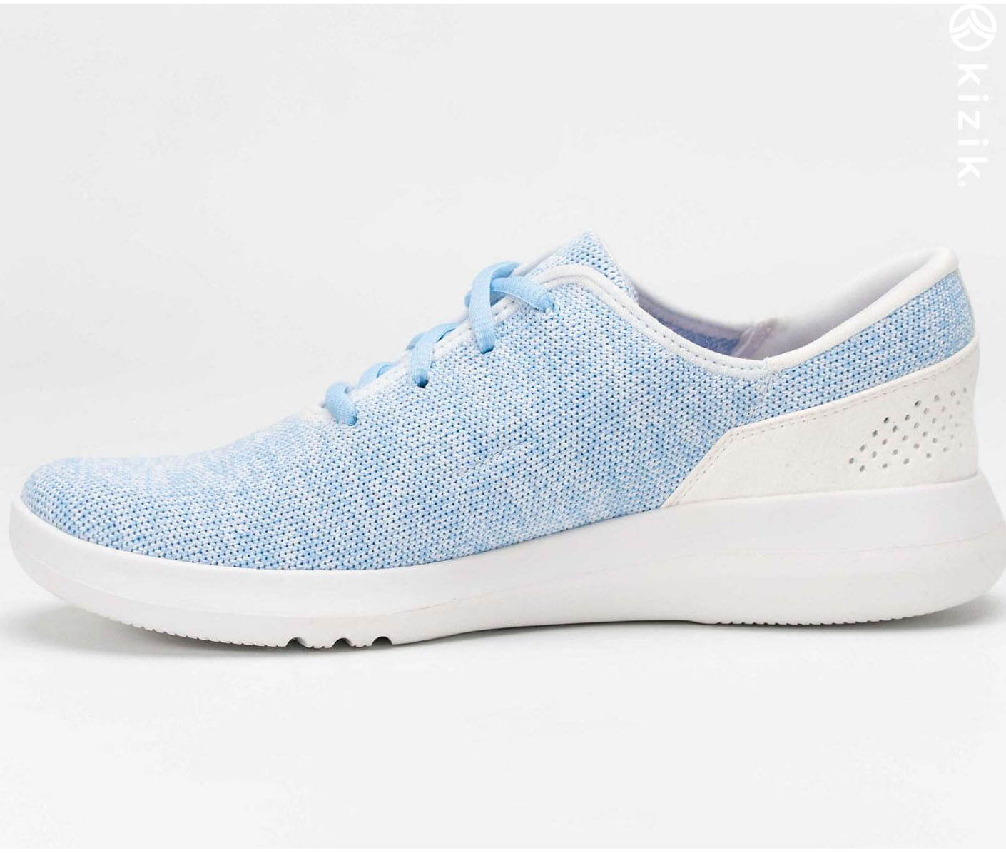 Kizik Madrid Eco Knit Women's Shoes Blue | UK-A40