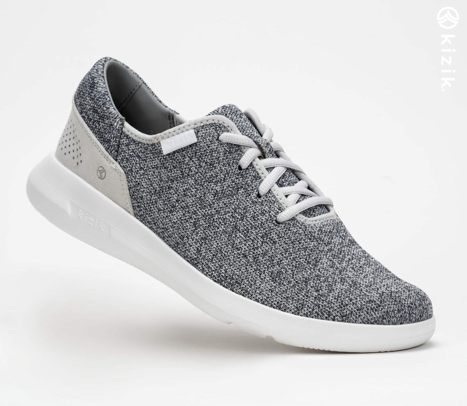 Kizik Madrid Eco Knit Women's Shoes Grey | UK-X66