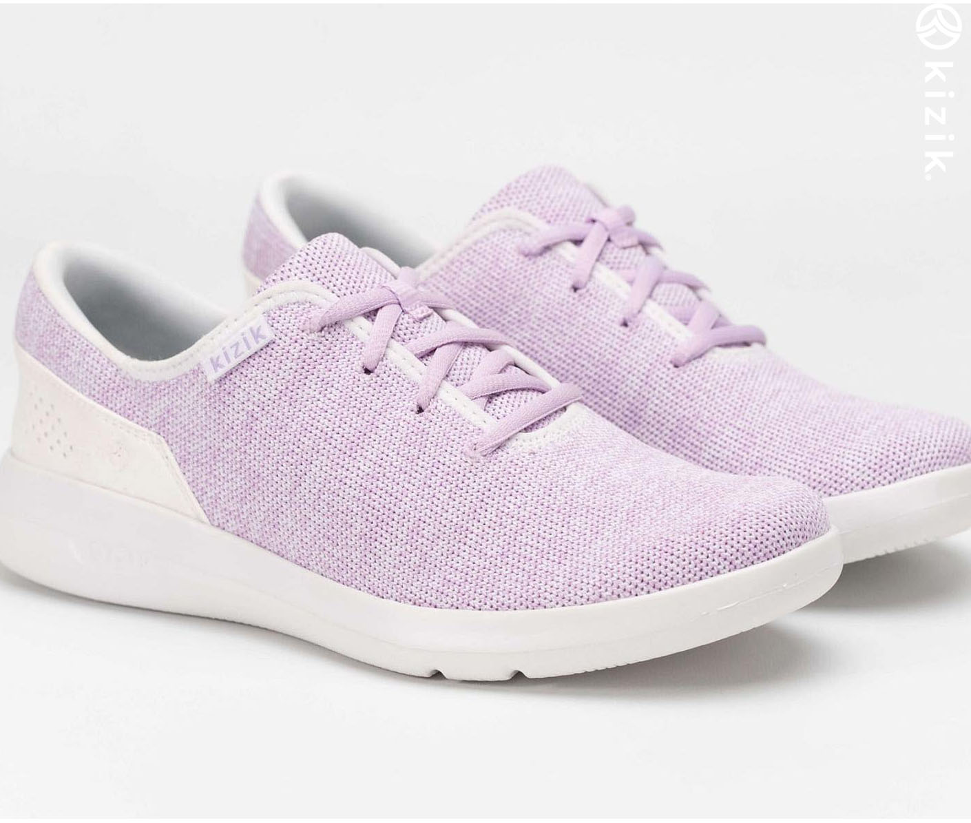 Kizik Madrid Eco Knit Women's Shoes Purple | UK-L41