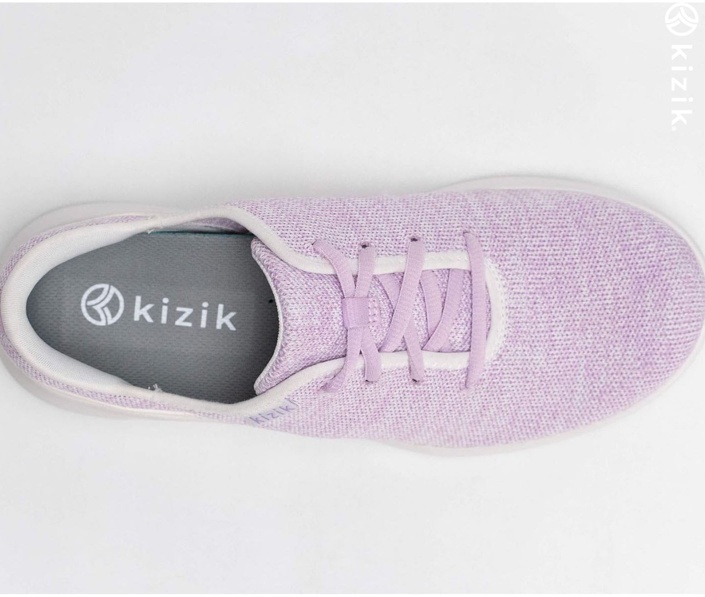 Kizik Madrid Eco Knit Women's Shoes Purple | UK-L41