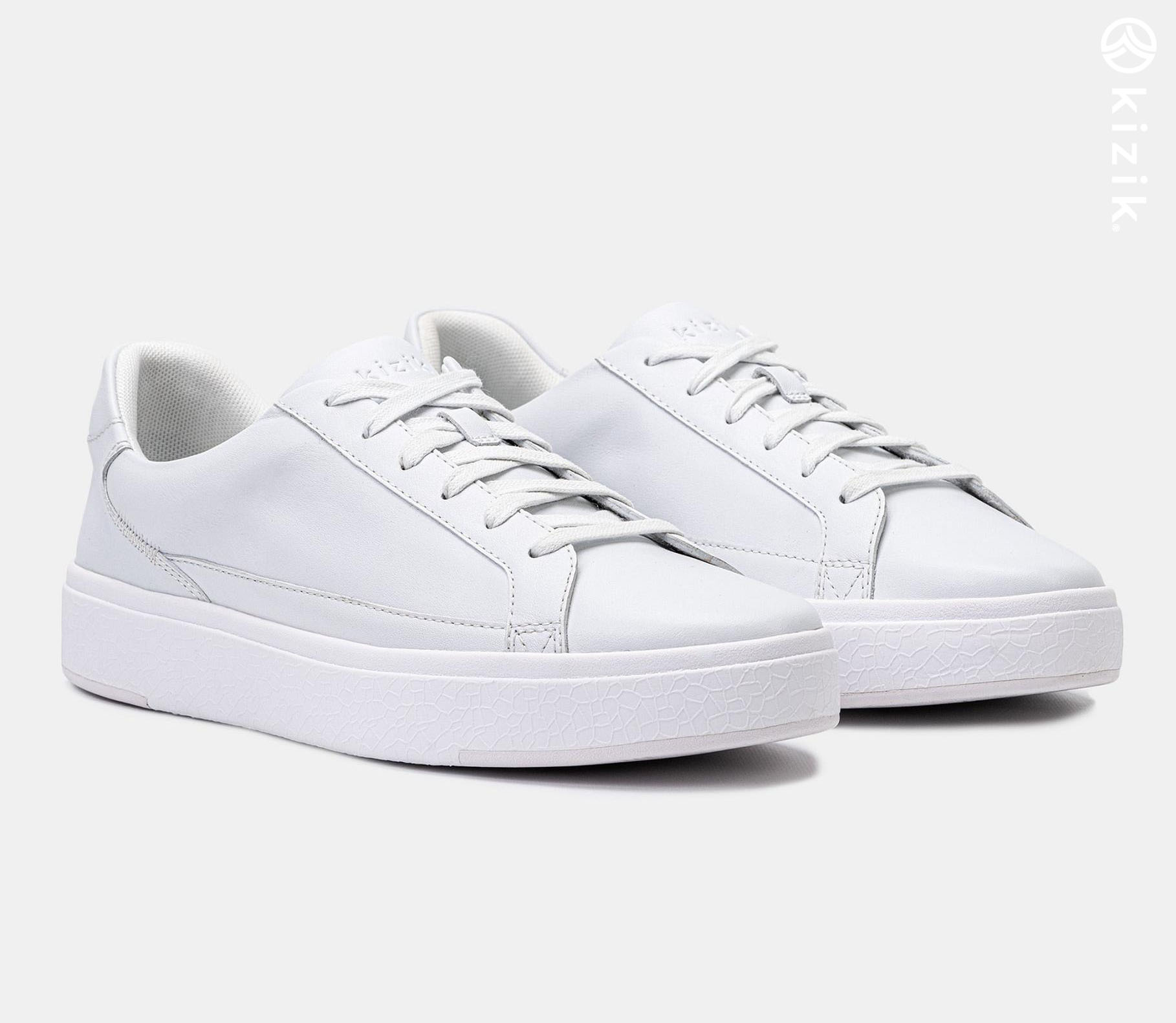 Kizik Vegas Men's Shoes White | UK-A27